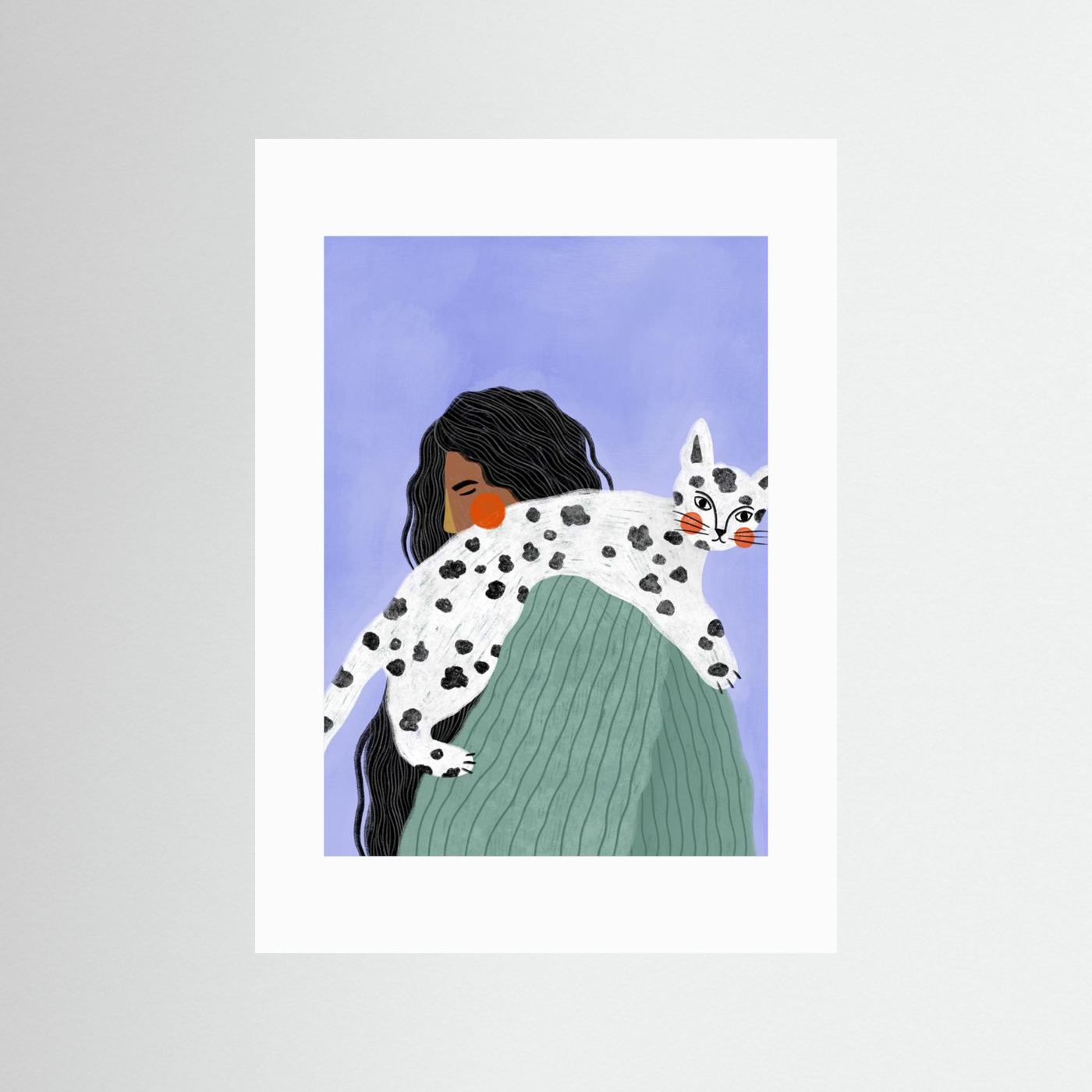 THE WOMAN WITH THE CAT by Bea Müller