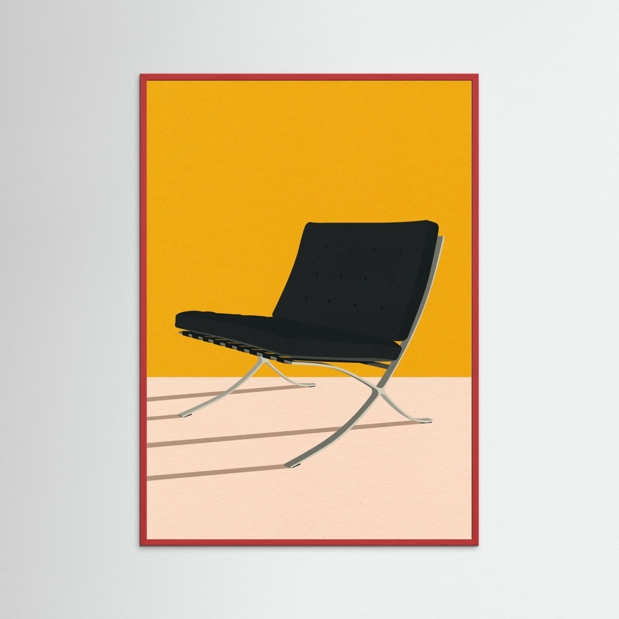 Barcelona Chair By Mies Van Der Rohe by Rosi Feist