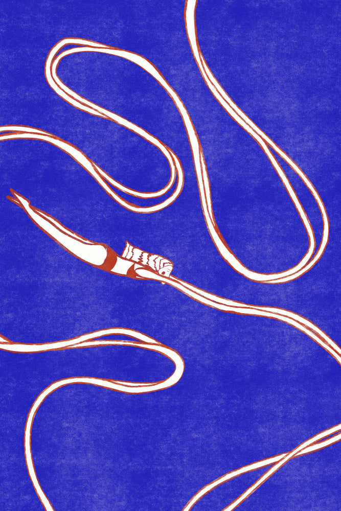 Flowing Rope Swimmer