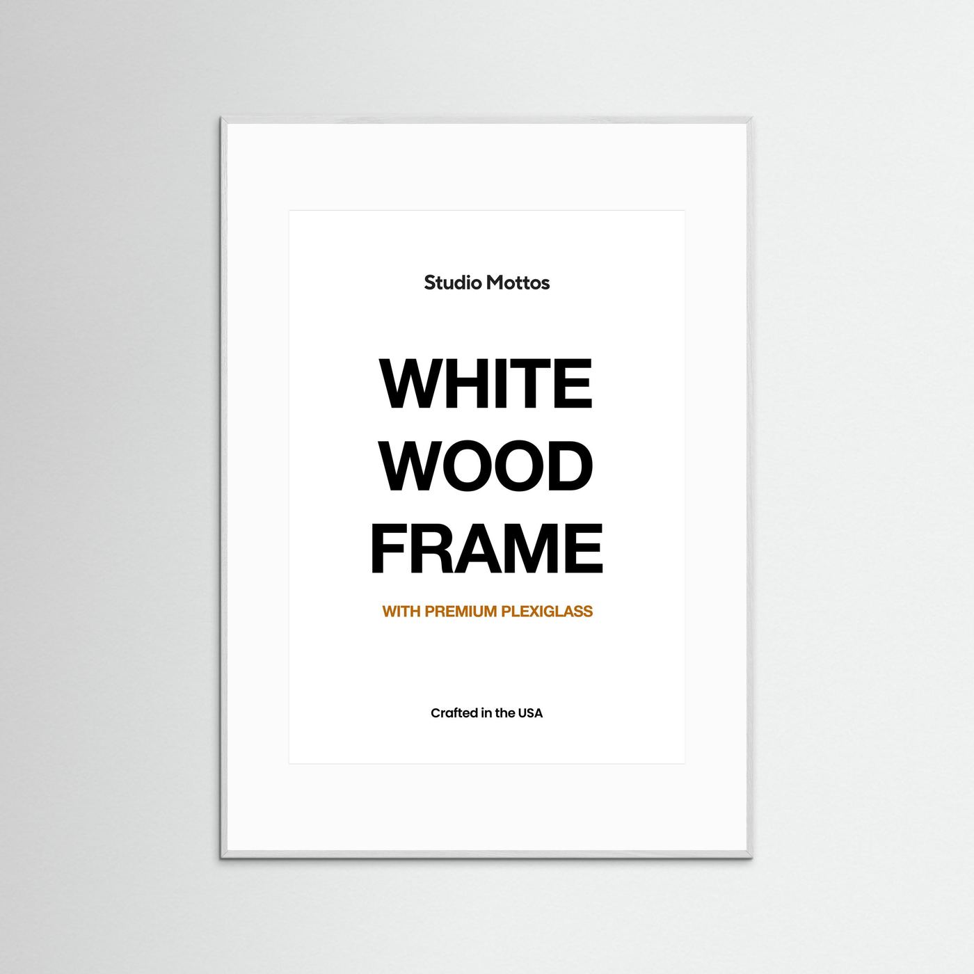 White Wood Frame