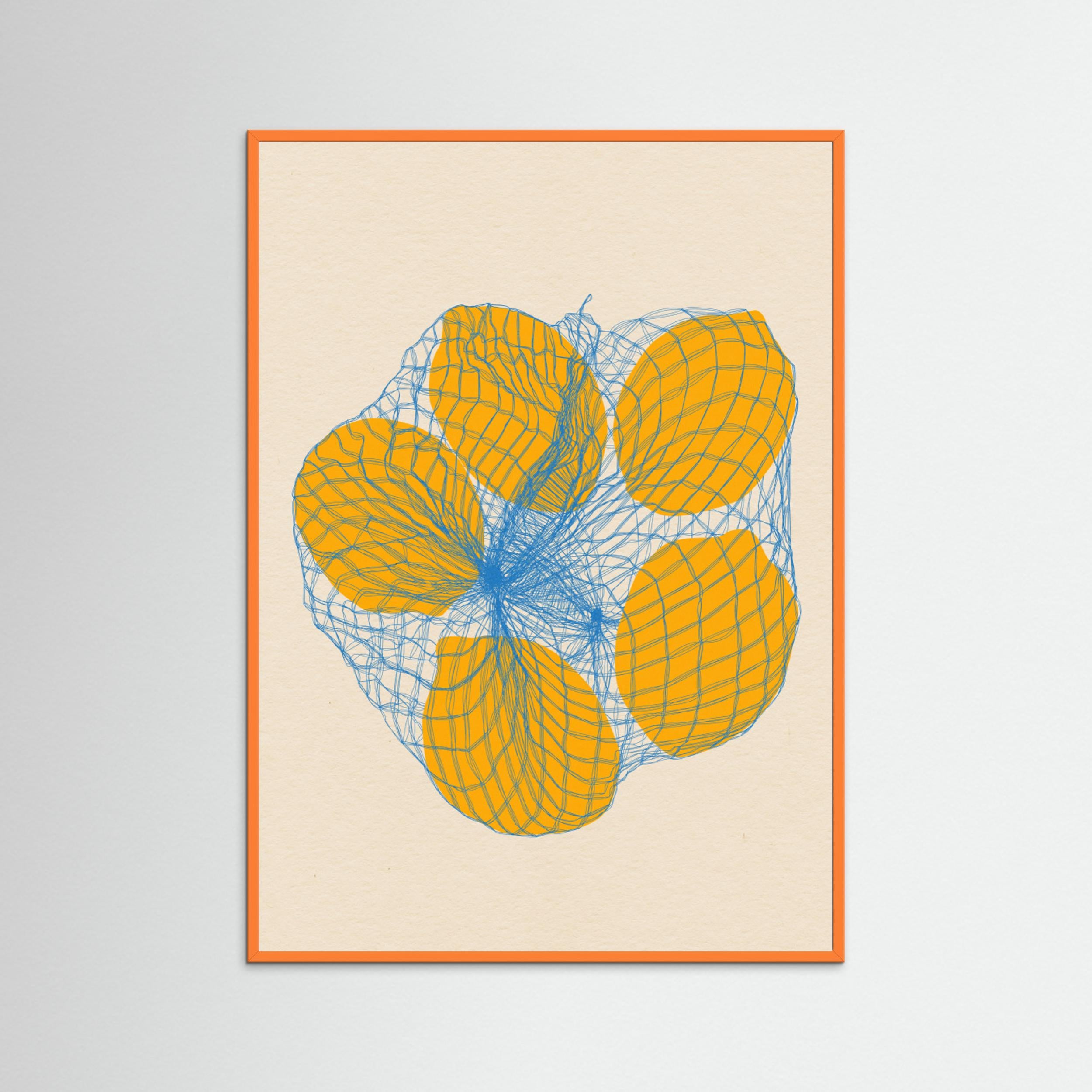 Five Lemons In a Net Bag by Rosi Feist