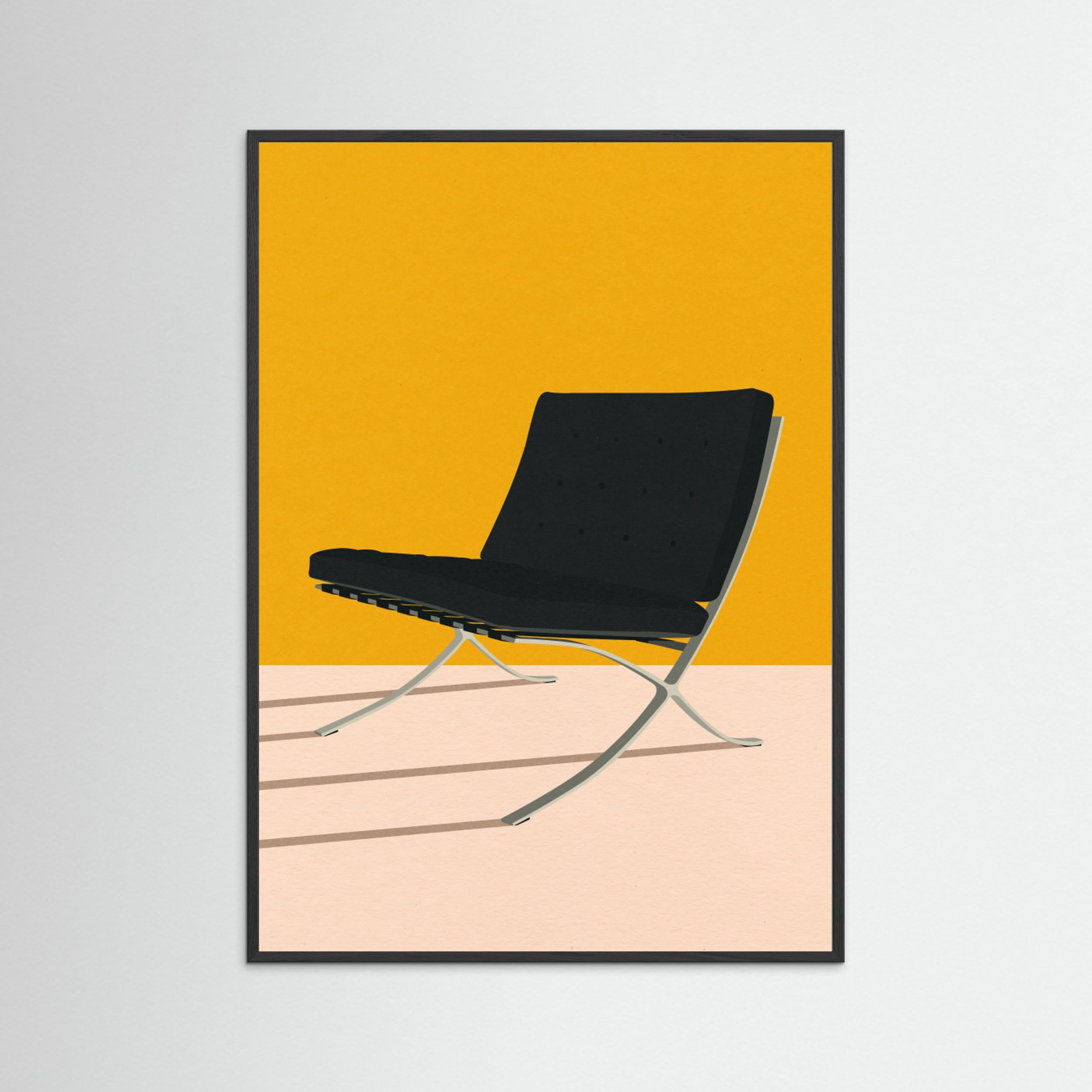 Barcelona Chair By Mies Van Der Rohe by Rosi Feist