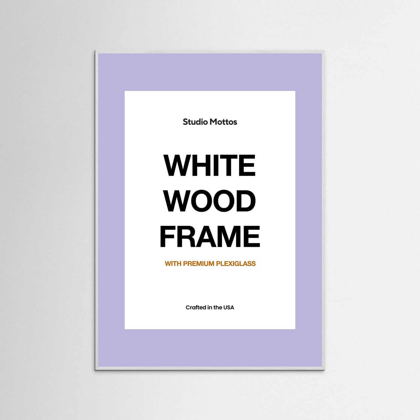 White Wood Frame