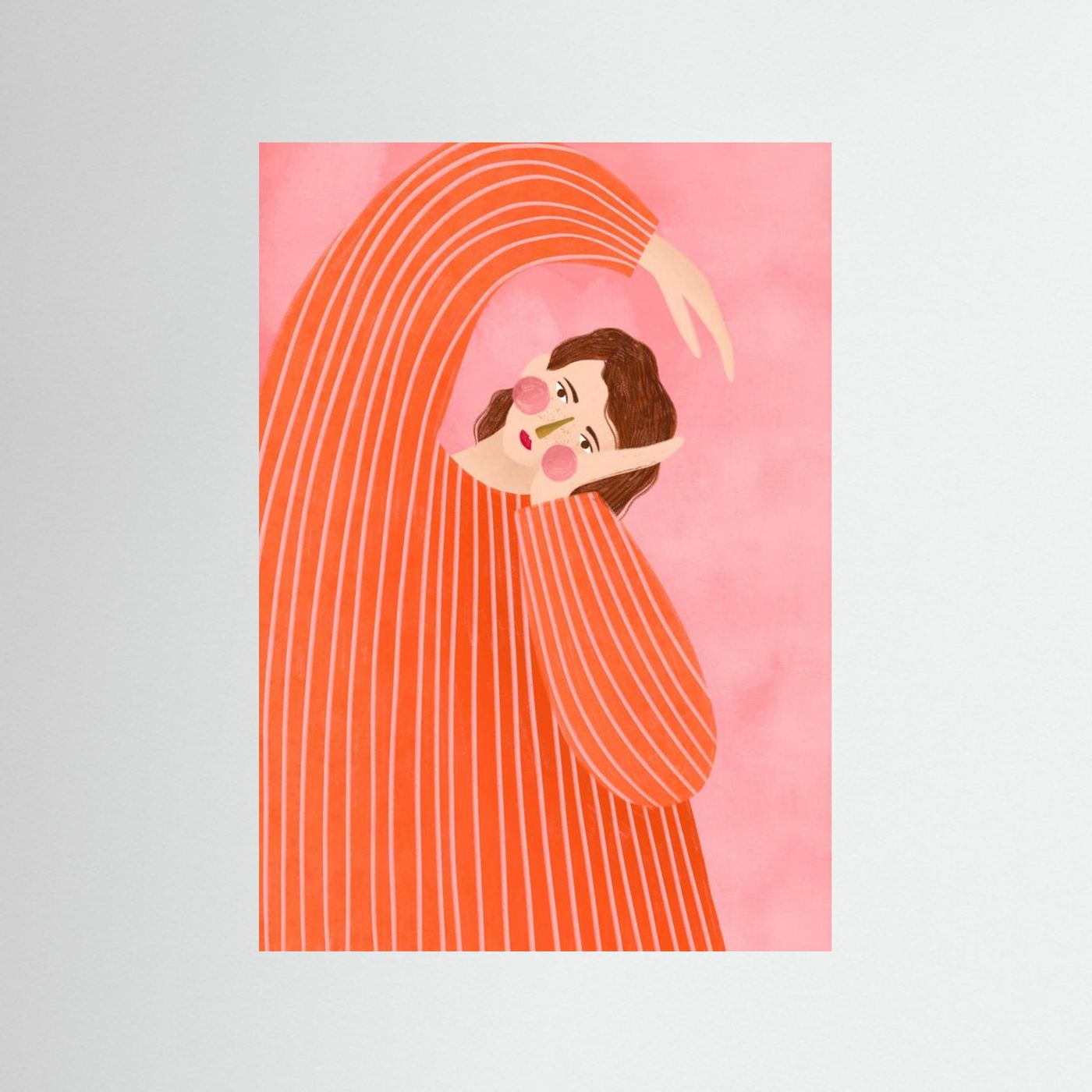 The Woman With the Orange Dress by Bea Müller