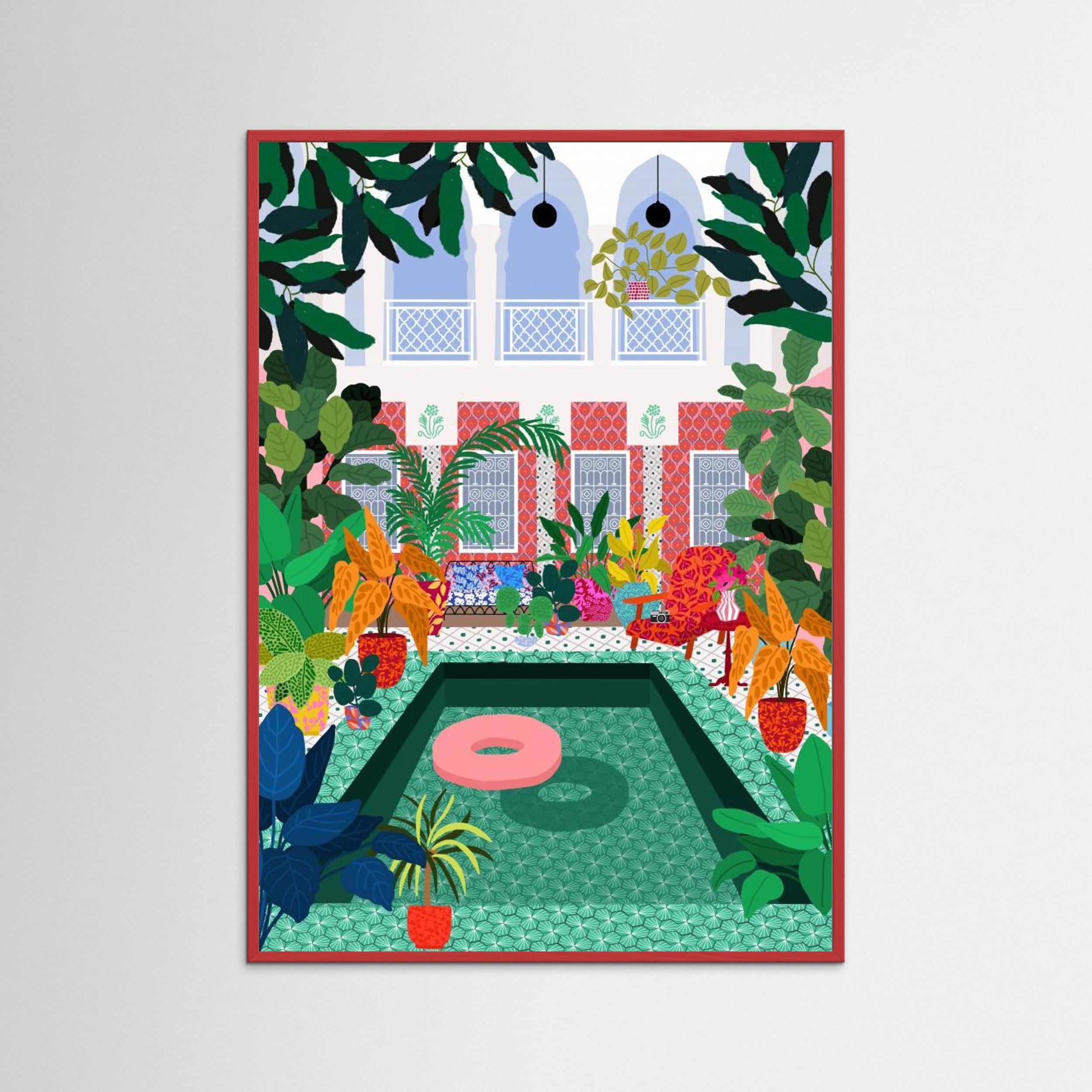 Enjoying the Pool by Rafaela Mascaro