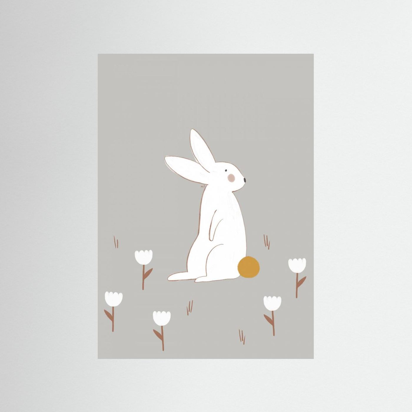 White Little Bunny by Menina Lisboa