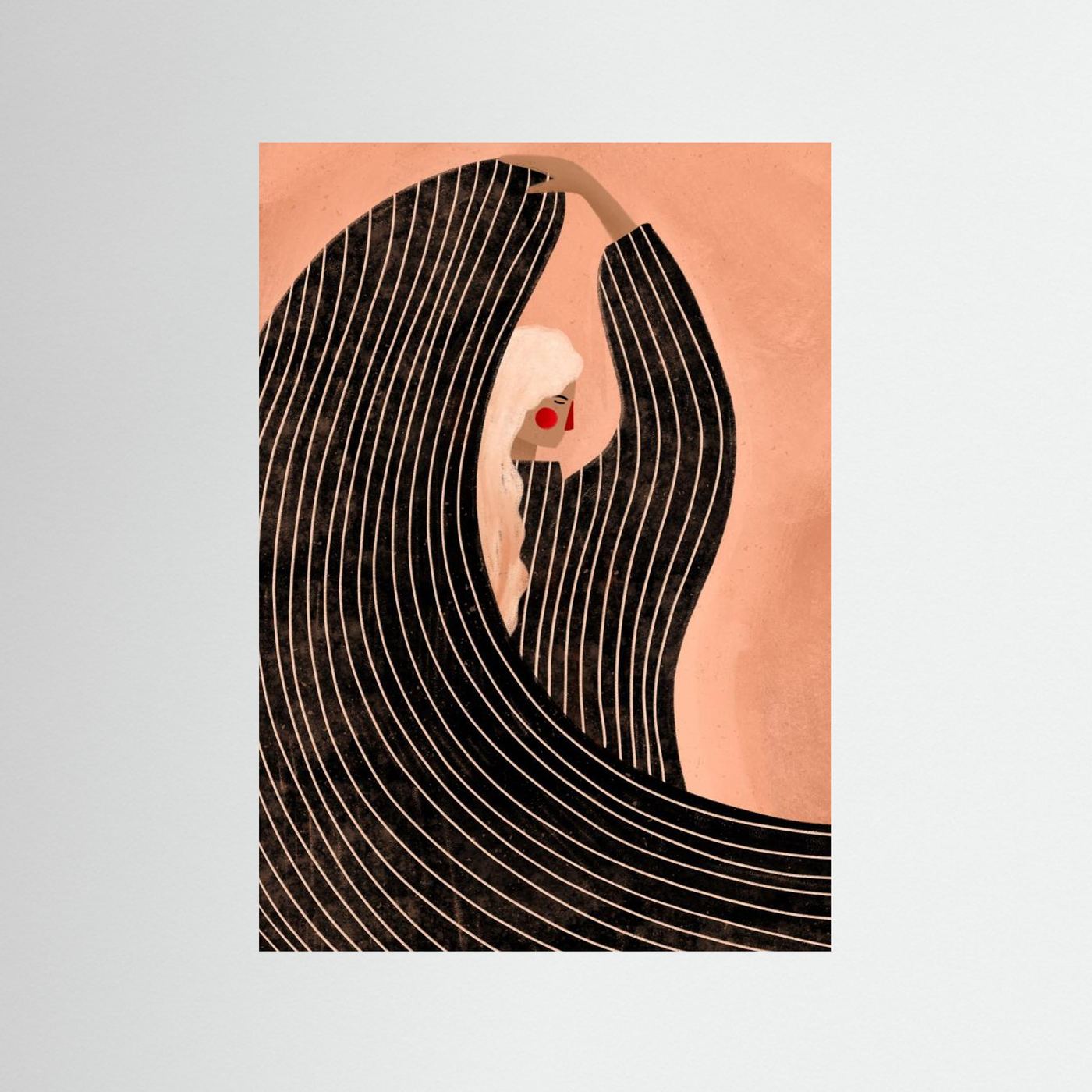 The Woman With the Black Dress by Bea Müller