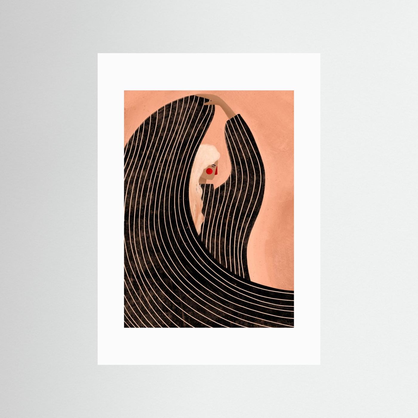 The Woman With the Black Dress by Bea Müller