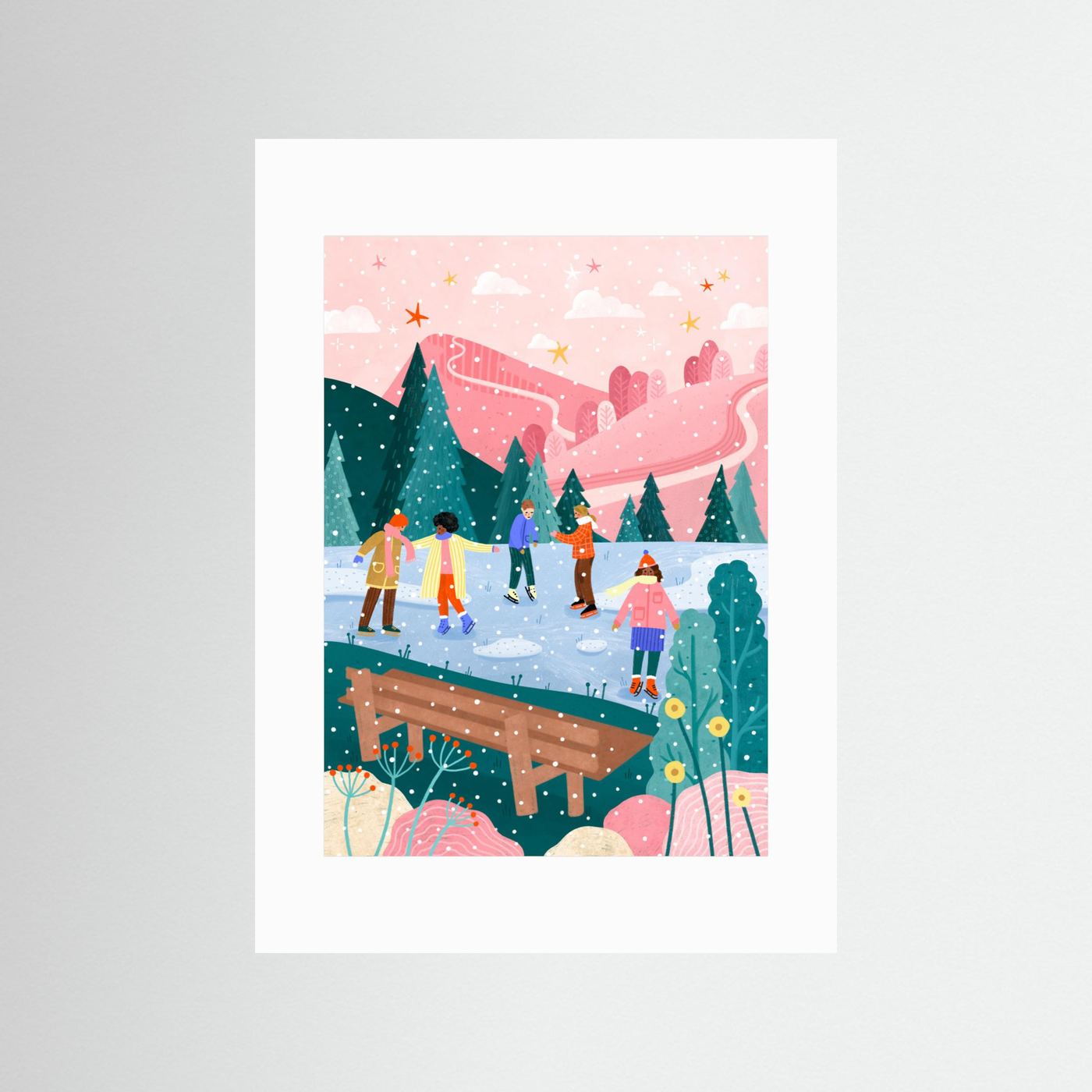Ice Skating by Bea Müller