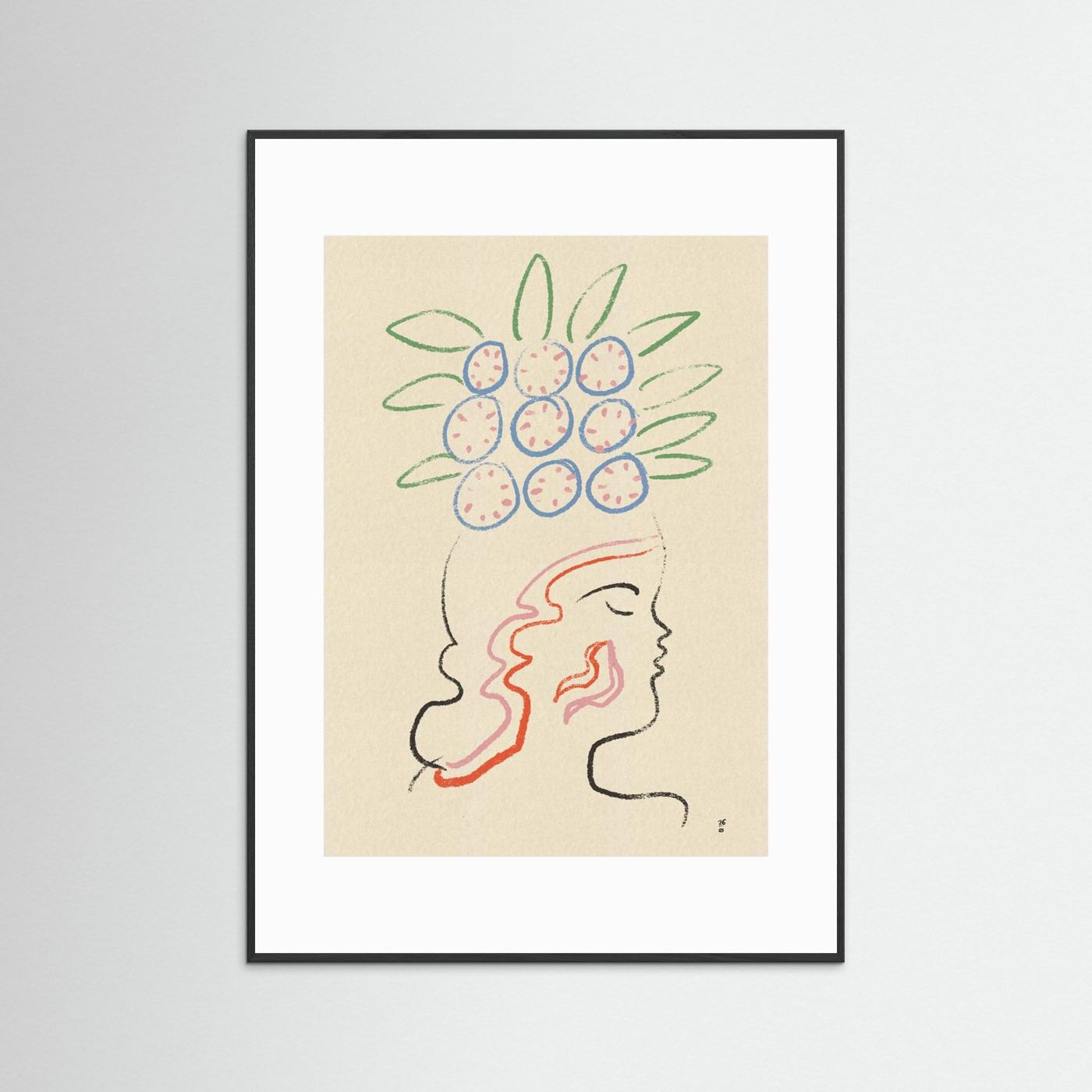 Abstract Woman Profile by Raipa Studio