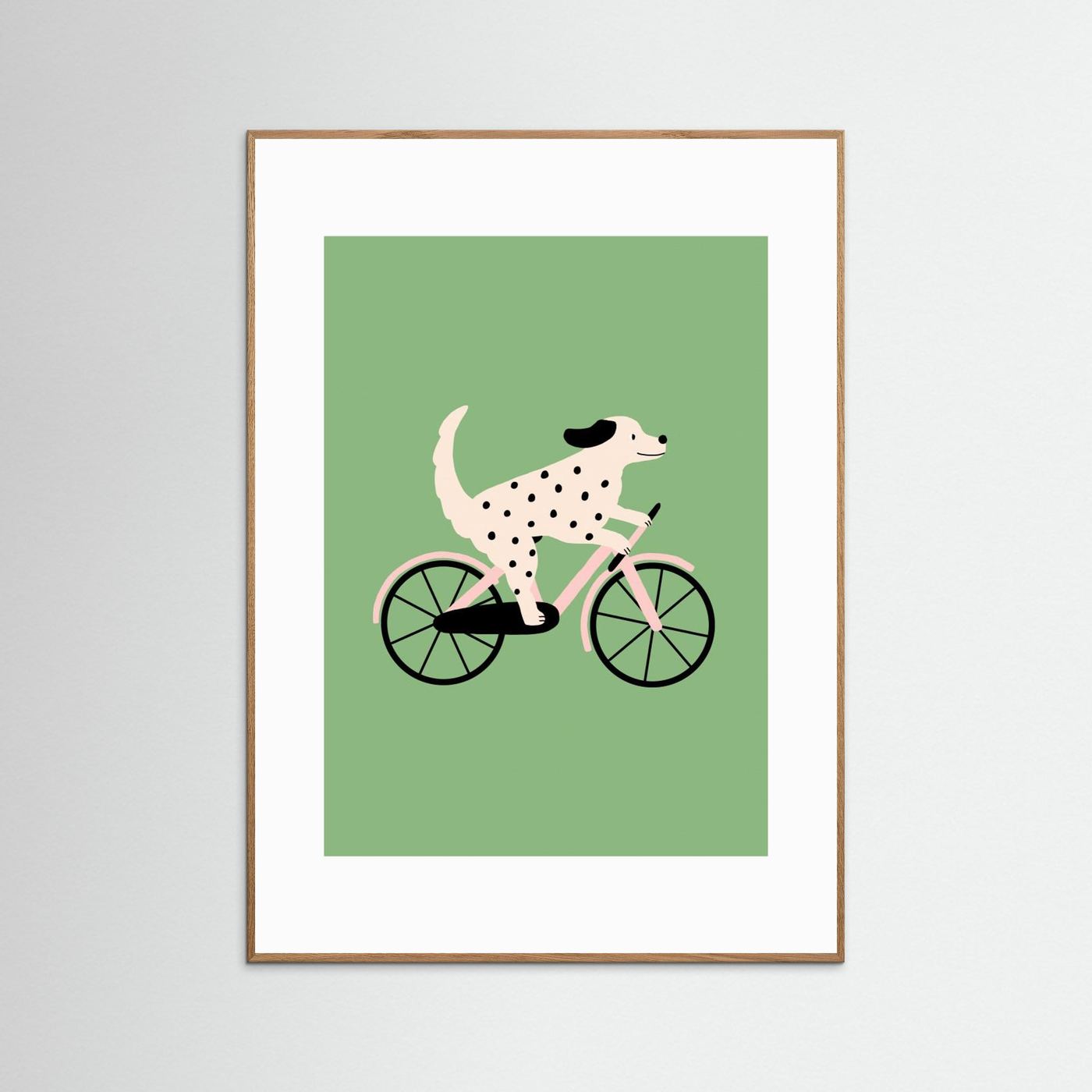 Dog on Bike by Maren Gross