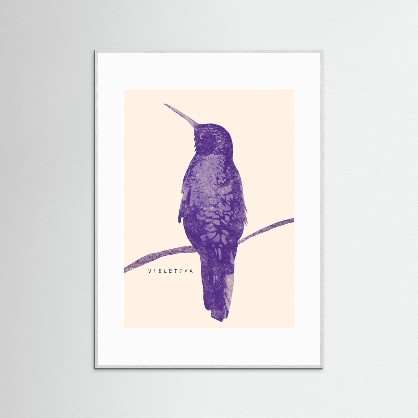 Elegant Violet Hummingbird by Josephin Hermsdorf