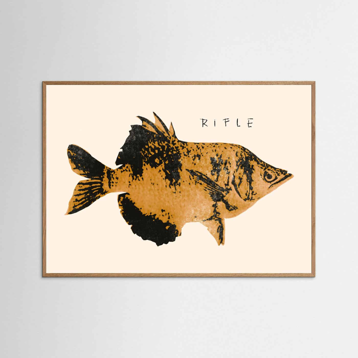 Rustic Patterned Fish by Josephin Hermsdorf