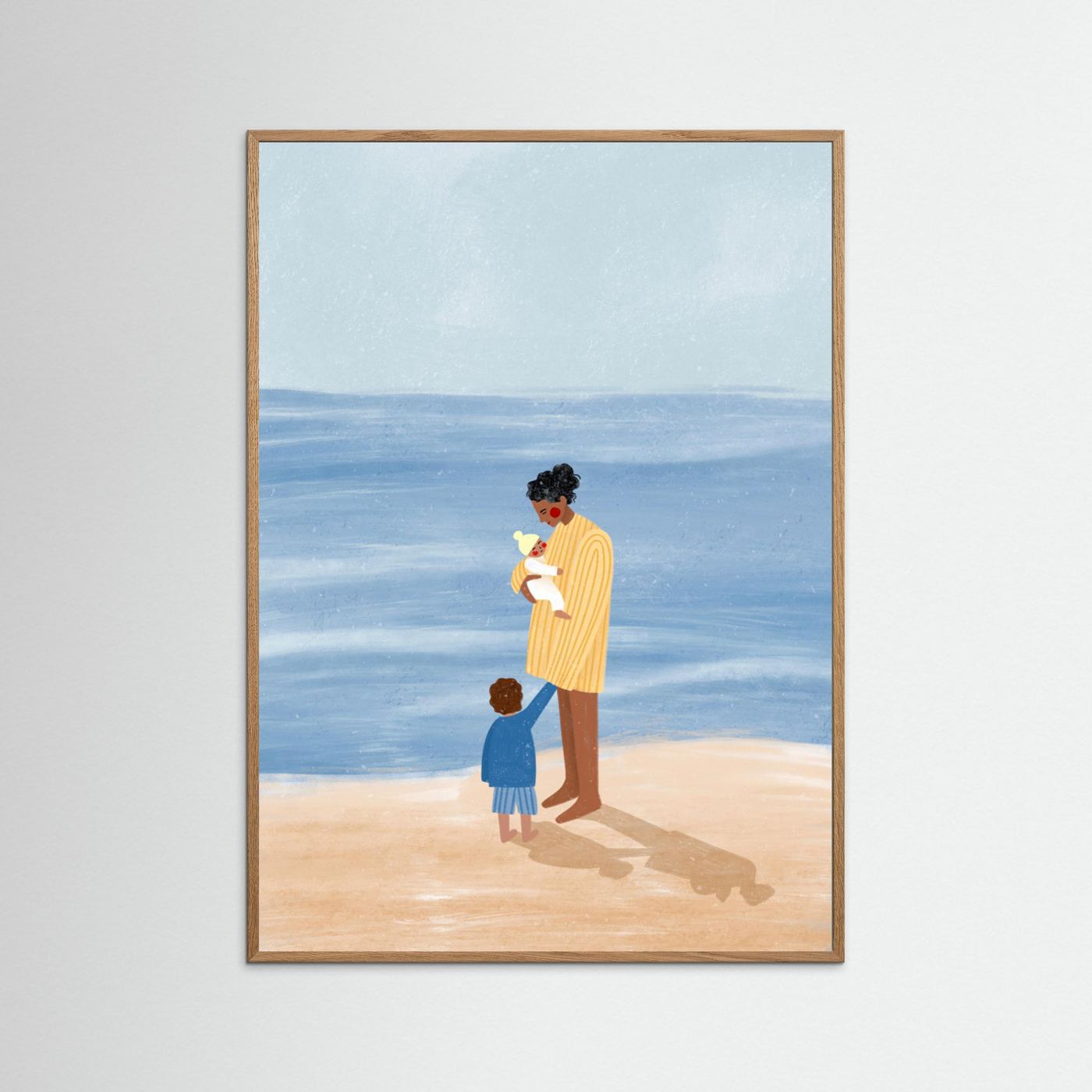 Family Beach Day by Bea Müller