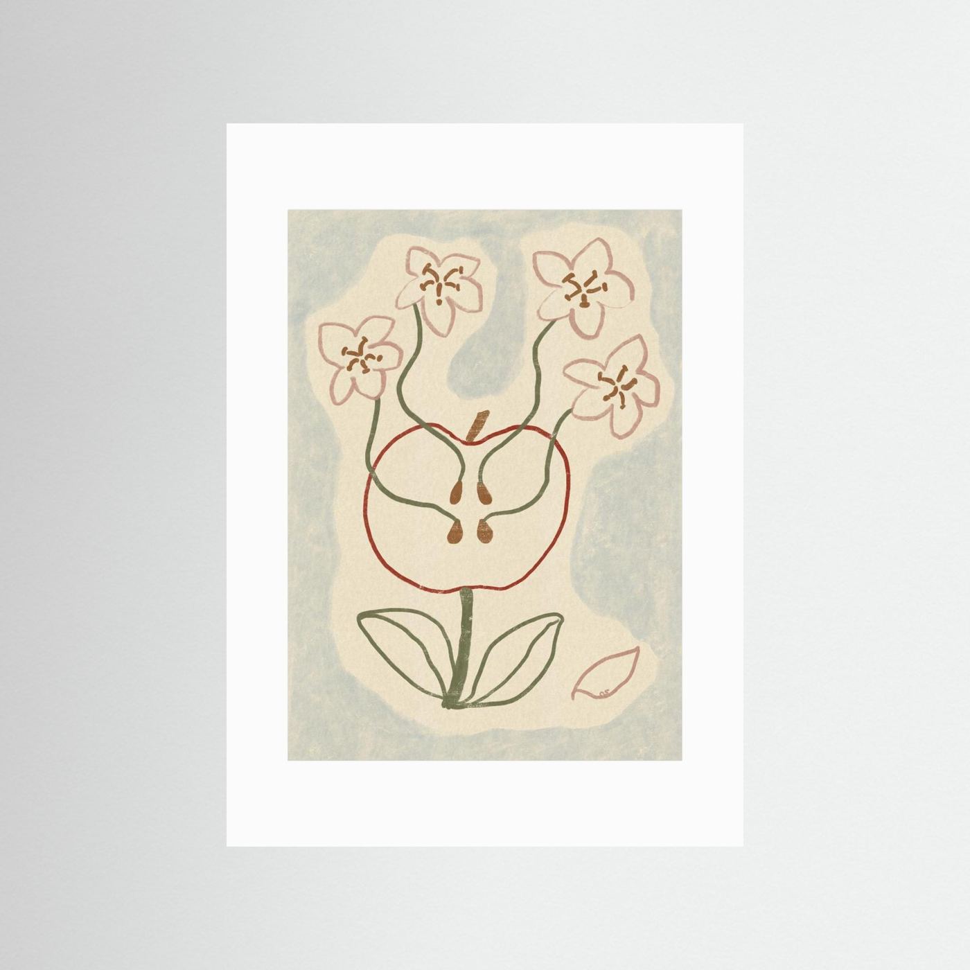 Blooming Apple Blossoms by Raipa Studio