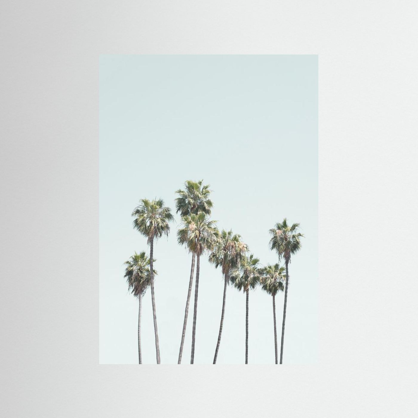 Blue Palm Trees by Kathrin Pienaar