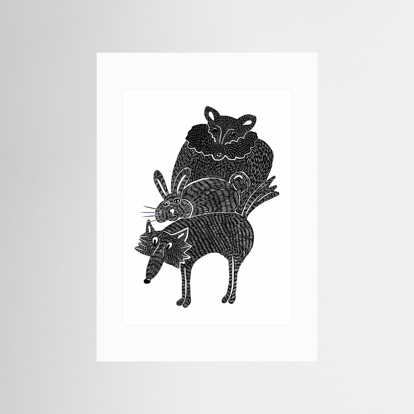 Whimsical Animal Stack by Mela Patterns