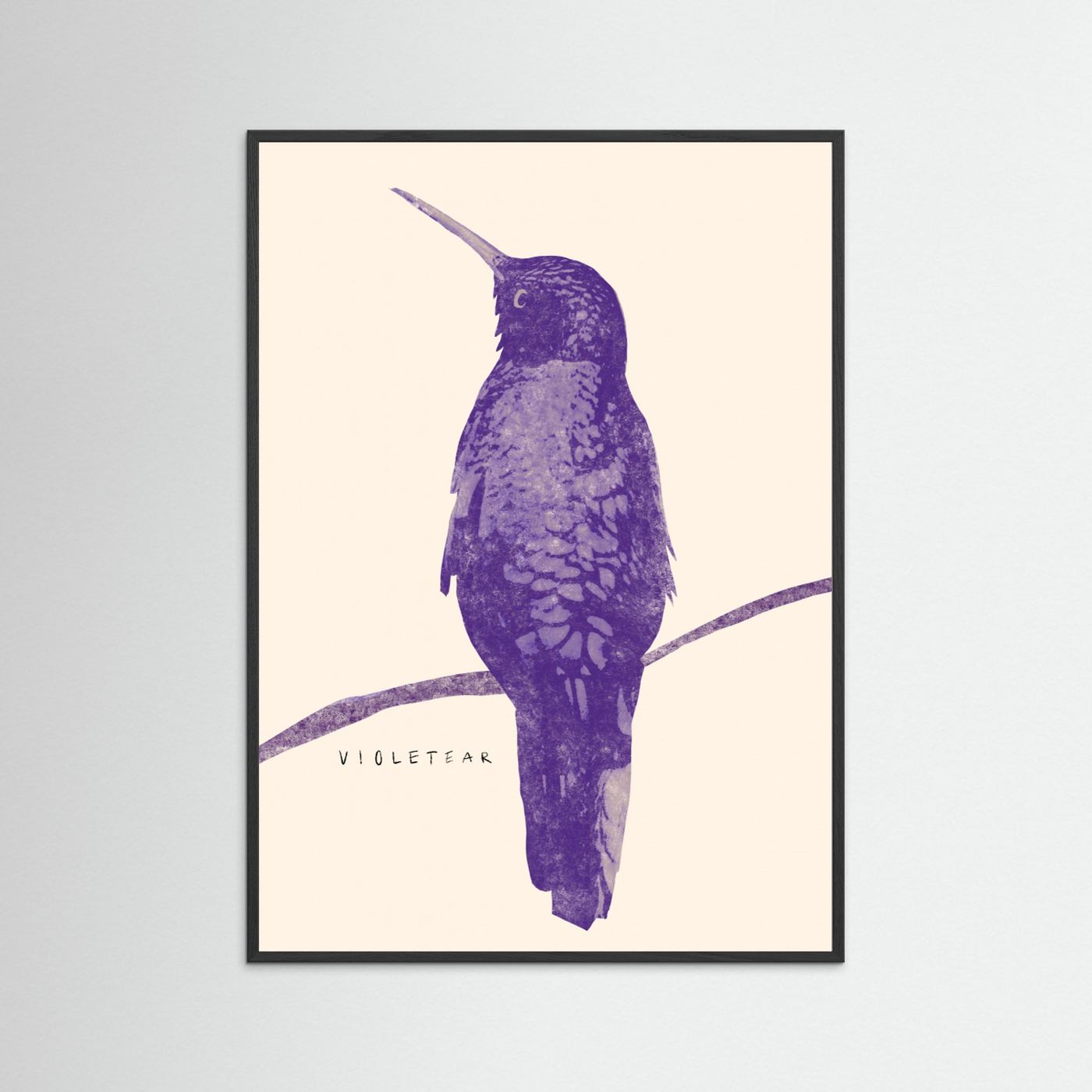Elegant Violet Hummingbird by Josephin Hermsdorf