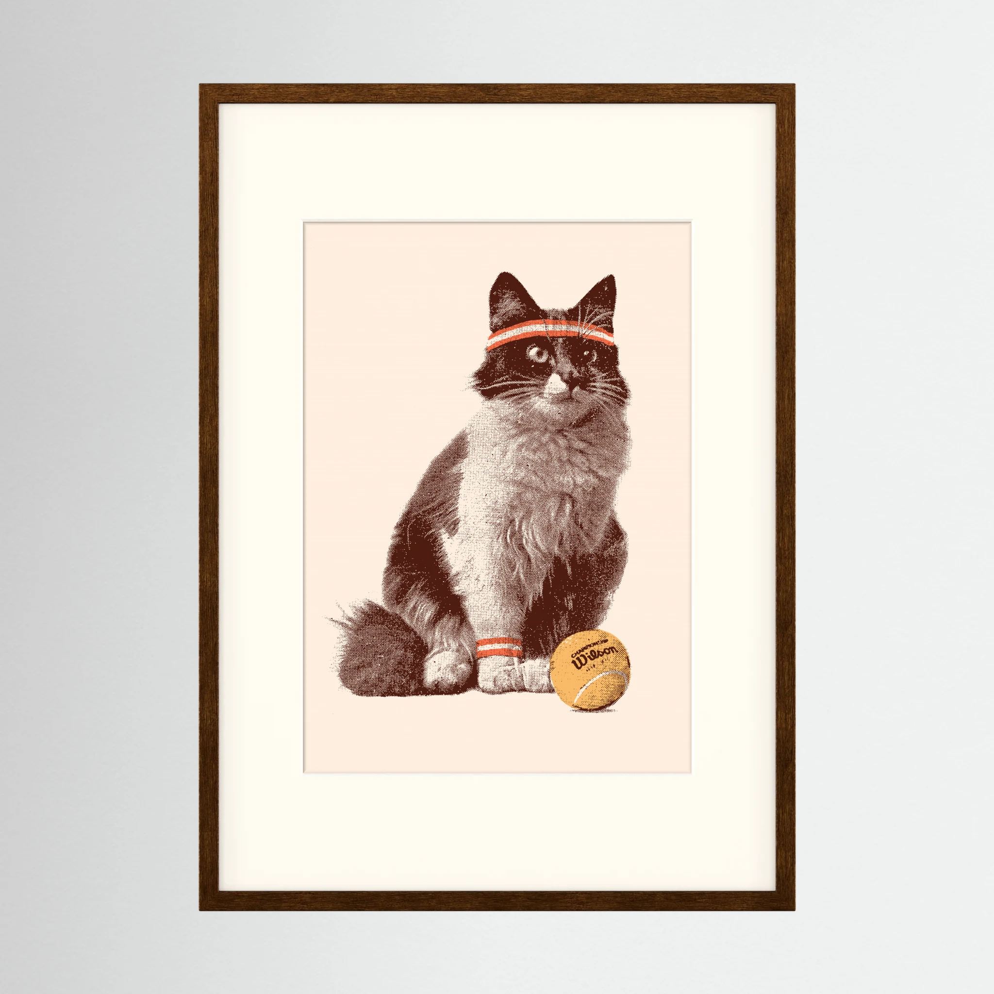 Chat Tennis by Florent Bodart