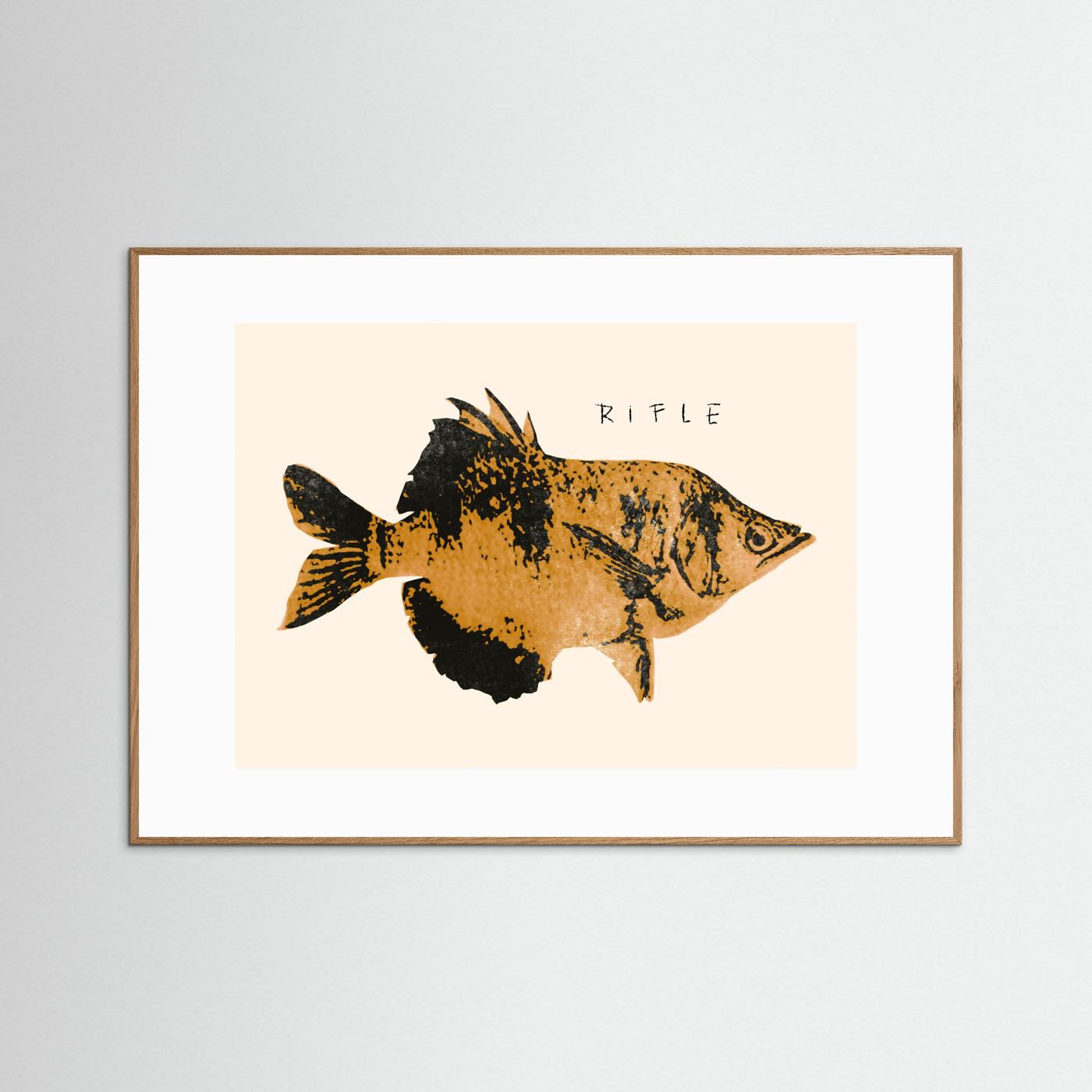 Rustic Patterned Fish by Josephin Hermsdorf