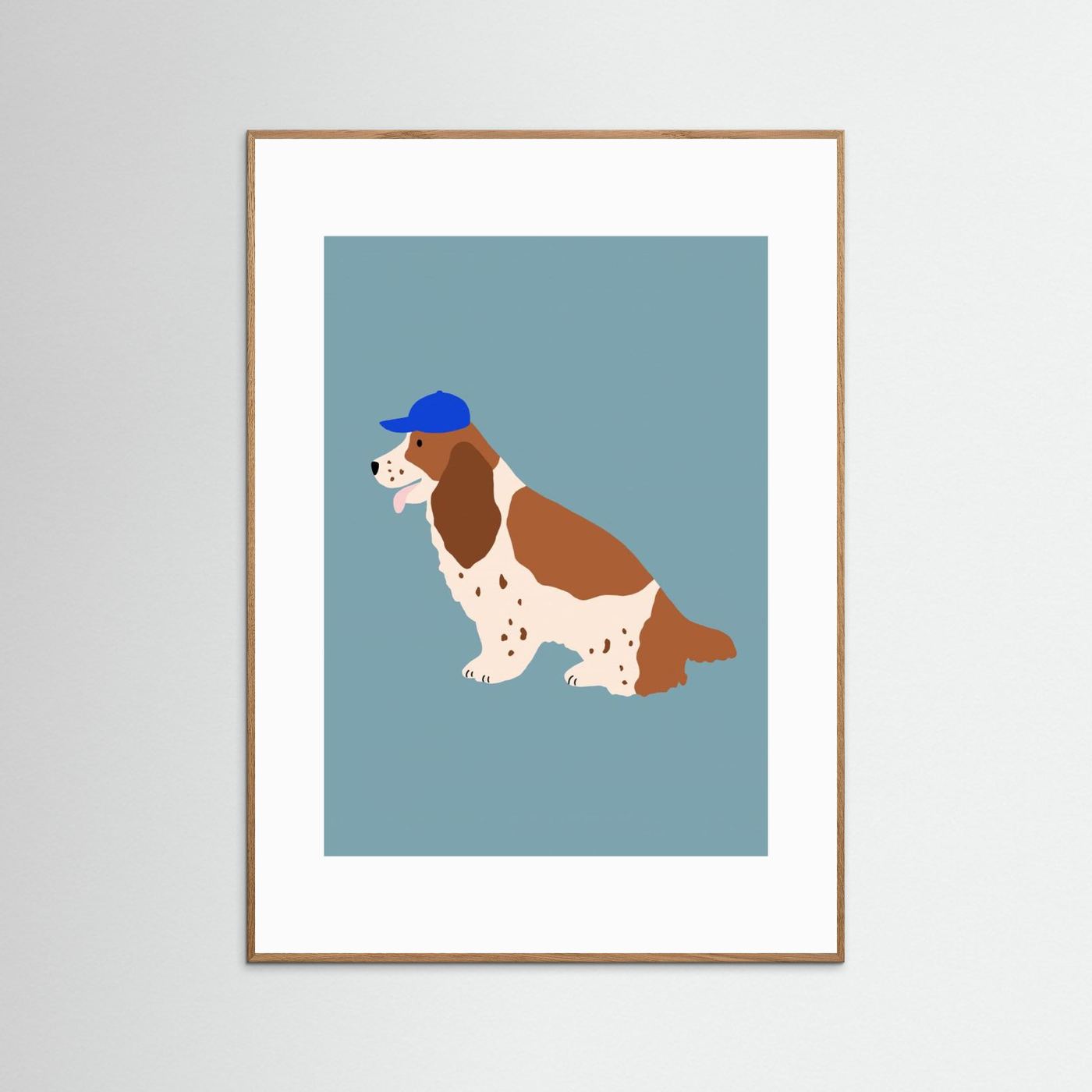 Cocker Spaniel with Cap by Maren Gross