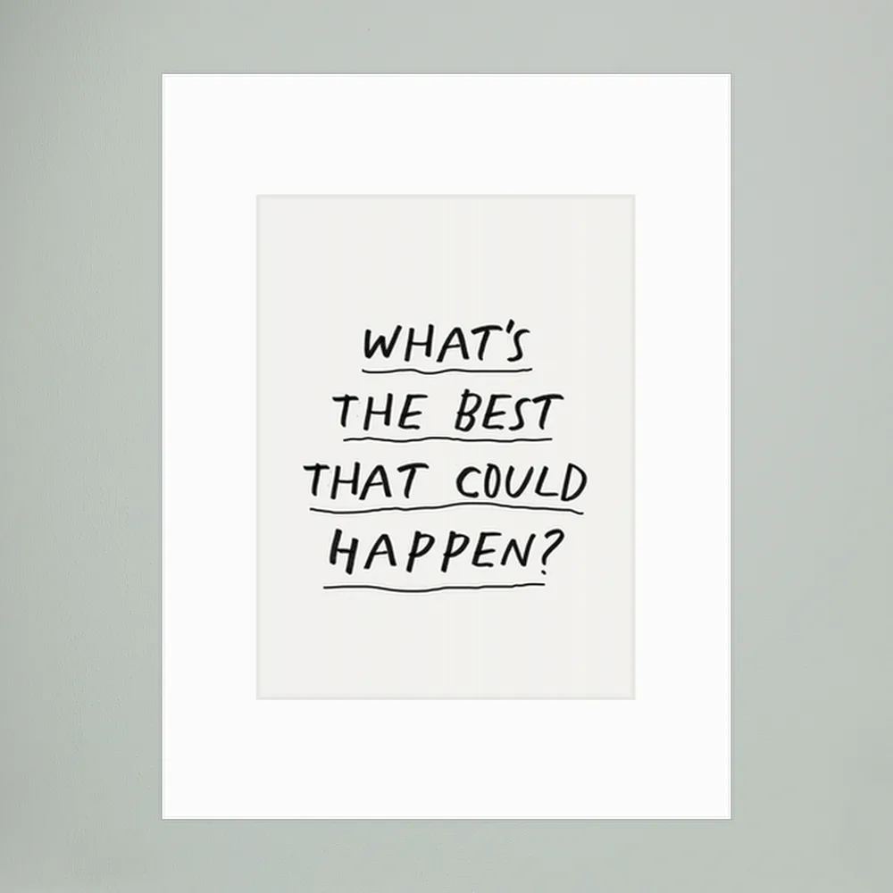 What's the Best That Could Happen F3f2f0 by Brett Wilson