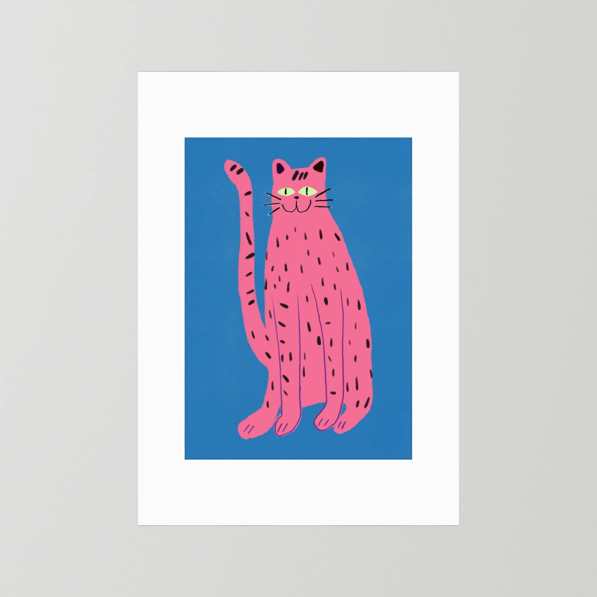 Pink cat by Little Dean