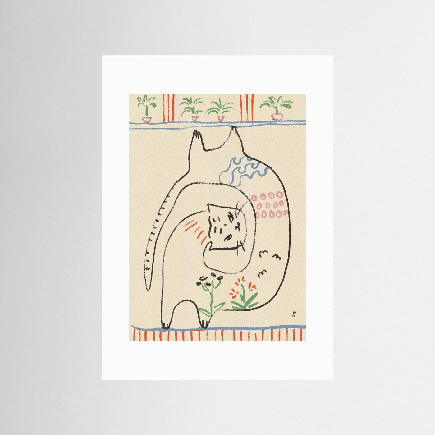 Playful Cats Illustration by Raipa Studio