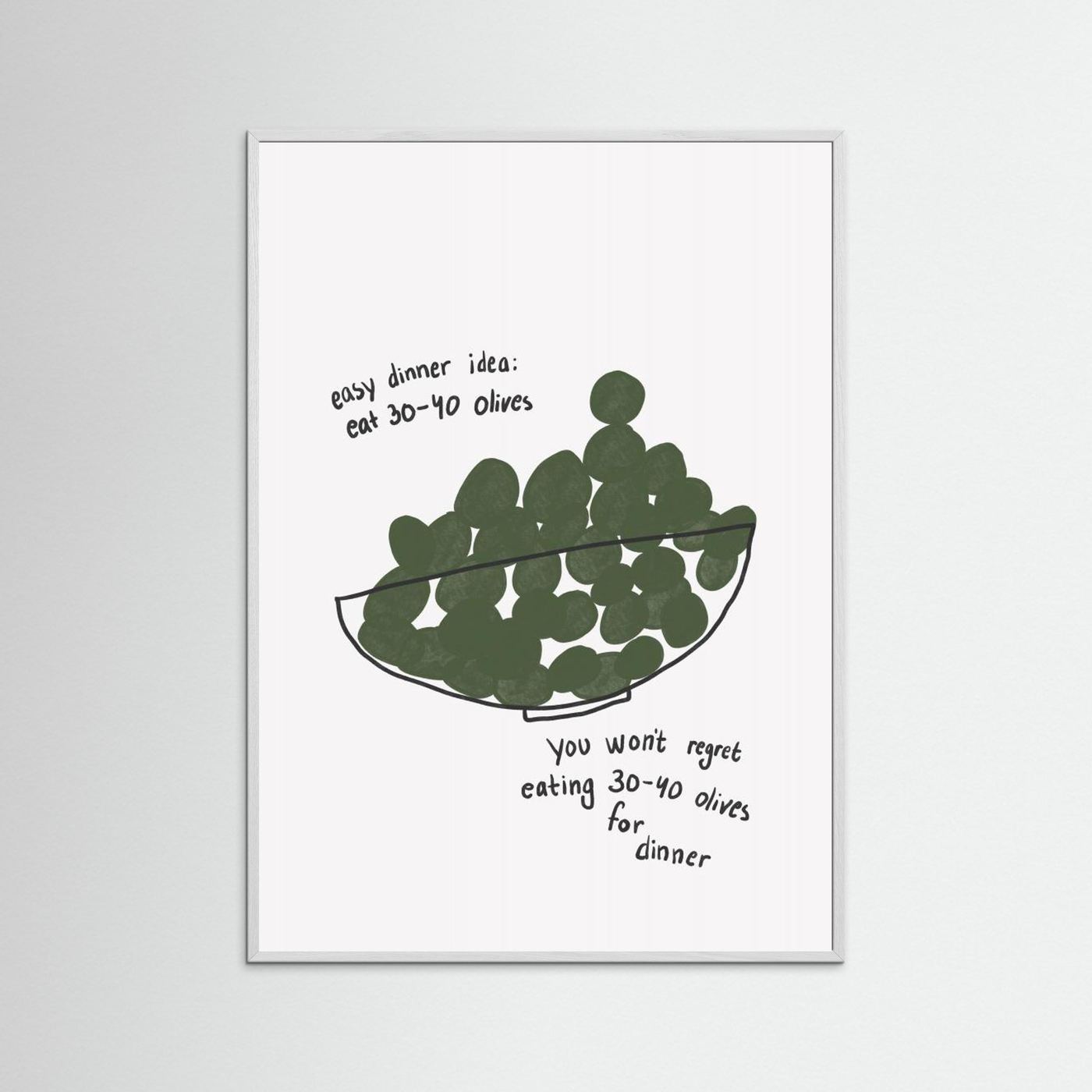 Olives for Dinner by Athene Fritsch