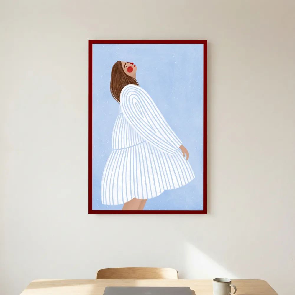 The Woman With the Blue Stripes by Bea Müller