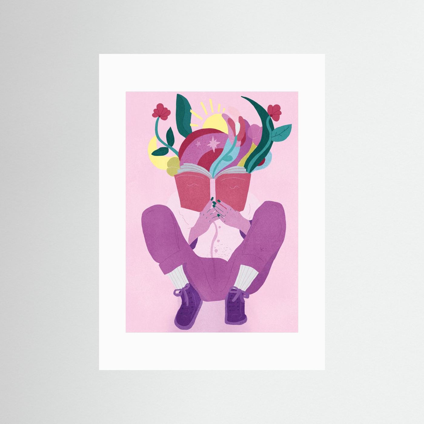 Reading Imagination Blooms by Sylwia Kubus
