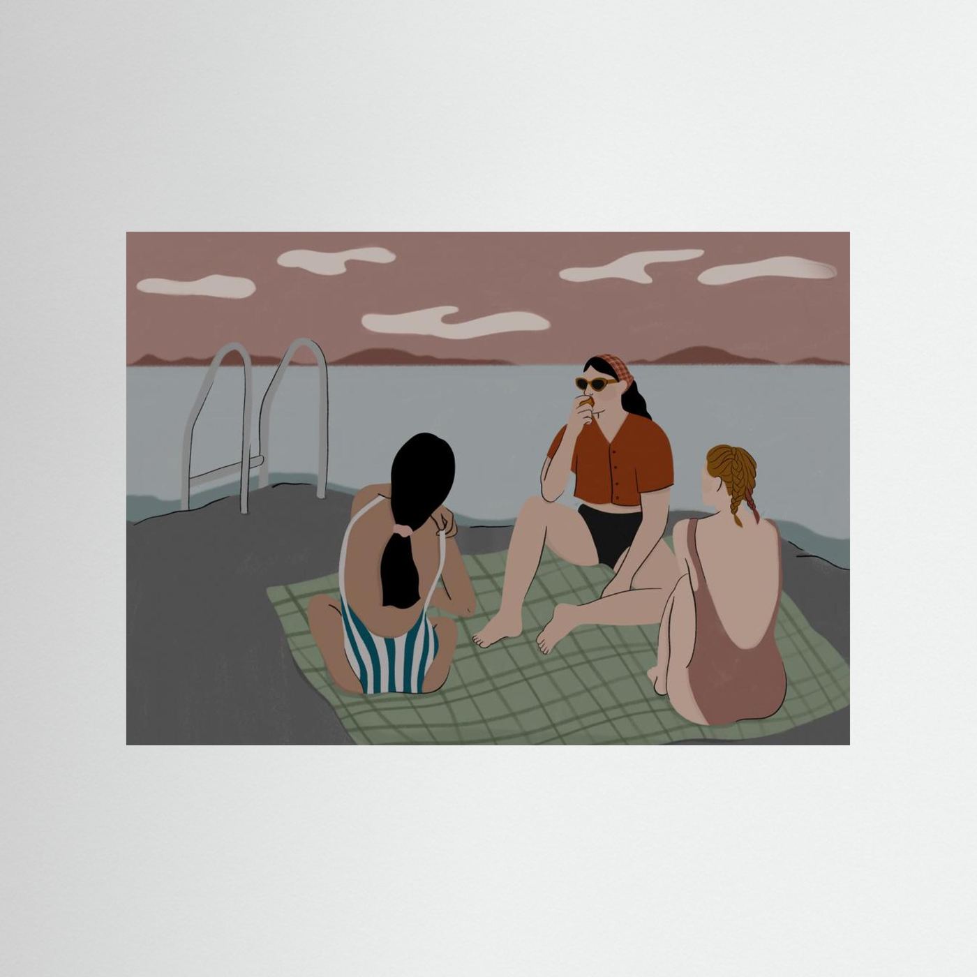 Summer Lake Friends by Ida Alvarsson