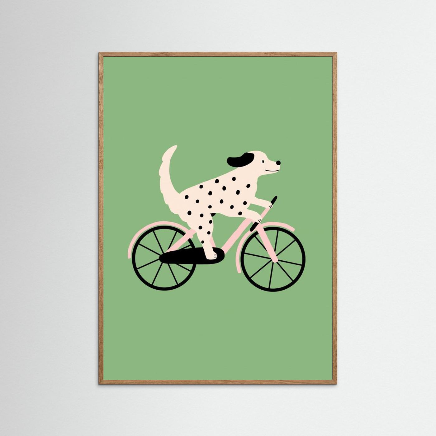 Dog on Bike by Maren Gross