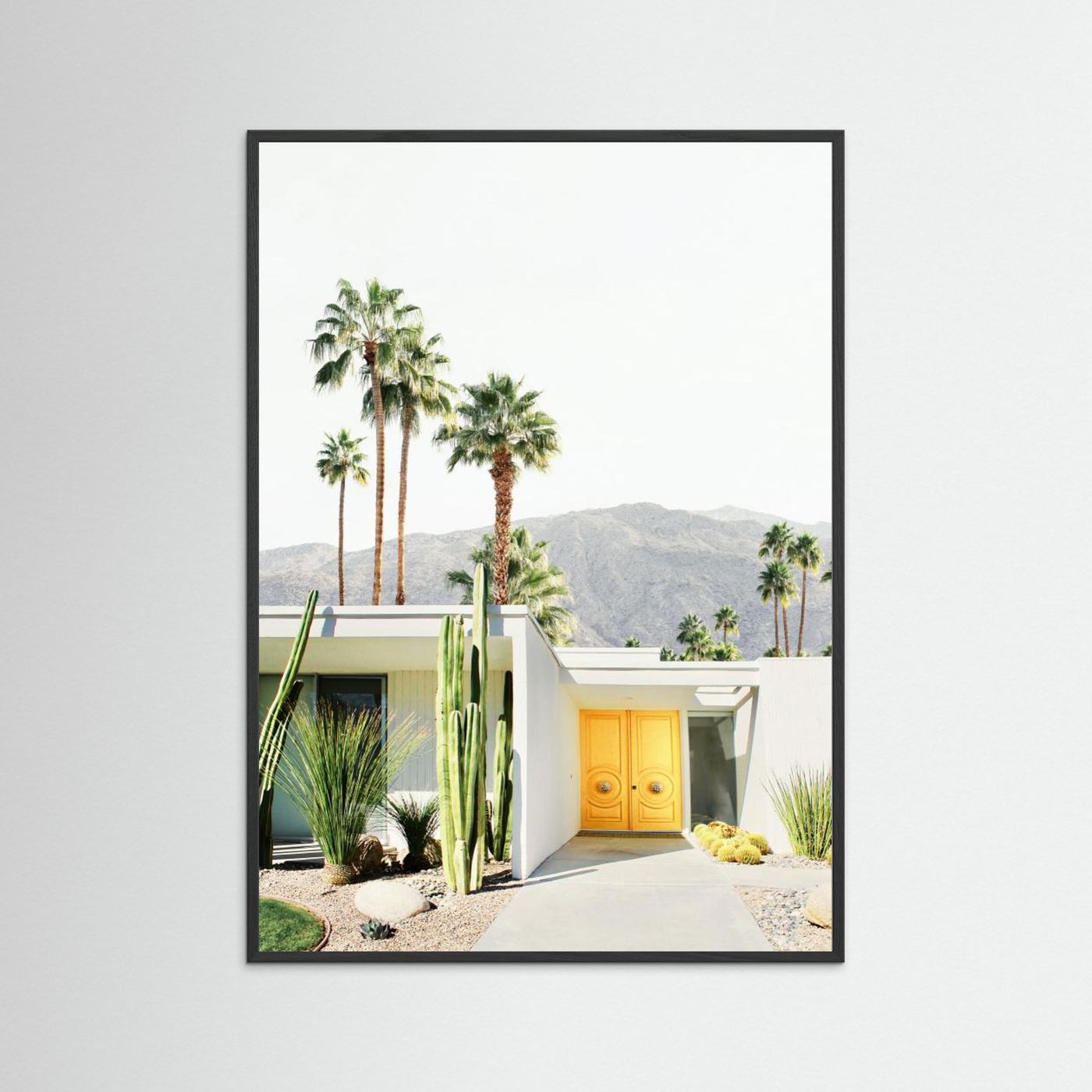 Palm Springs Yellow Door by Kathrin Pienaar