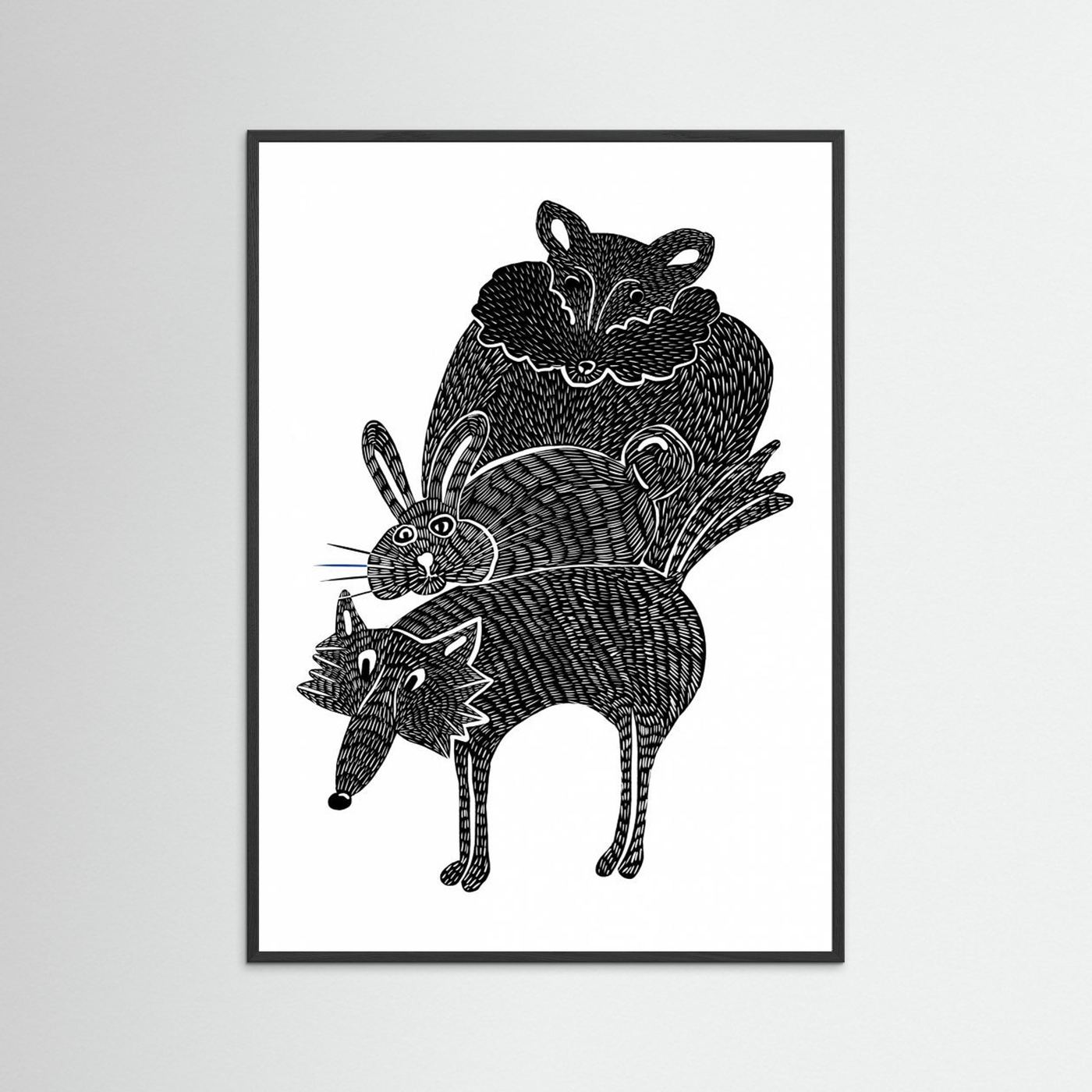 Whimsical Animal Stack by Mela Patterns