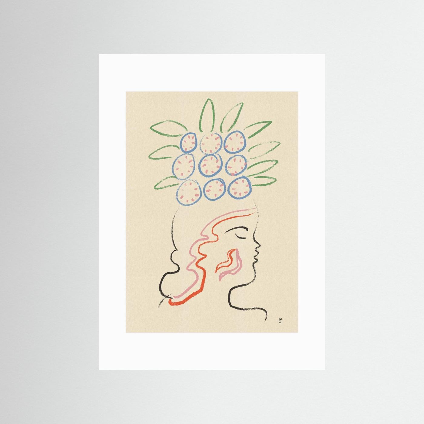 Abstract Woman Profile by Raipa Studio