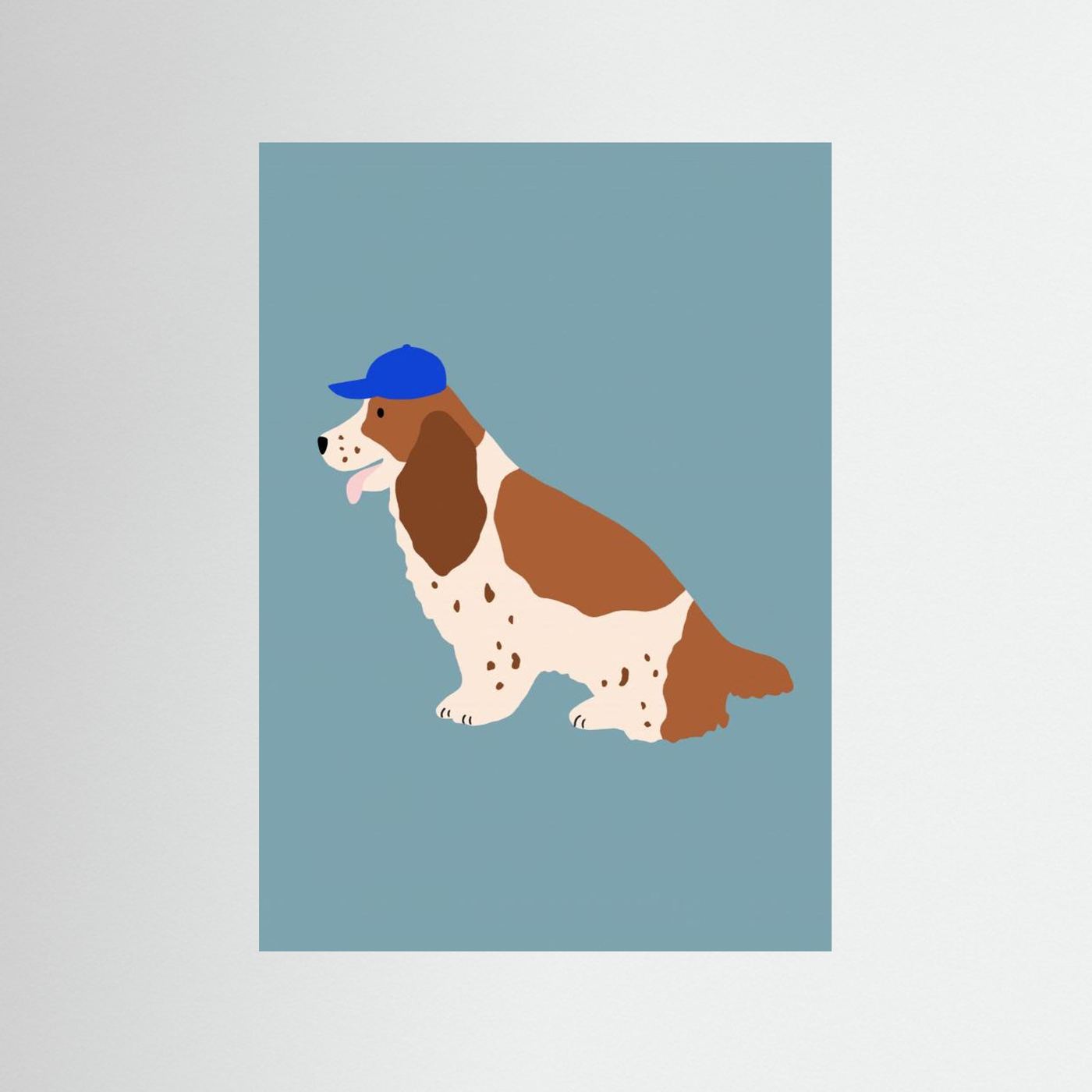 Cocker Spaniel with Cap by Maren Gross