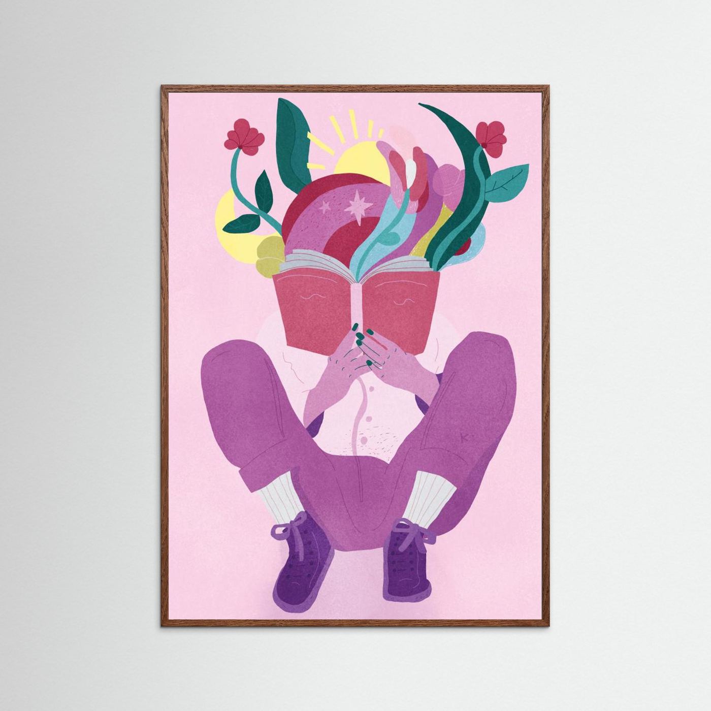Reading Imagination Blooms by Sylwia Kubus