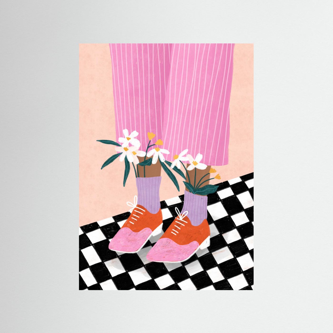 Floral Socks by Bea Müller