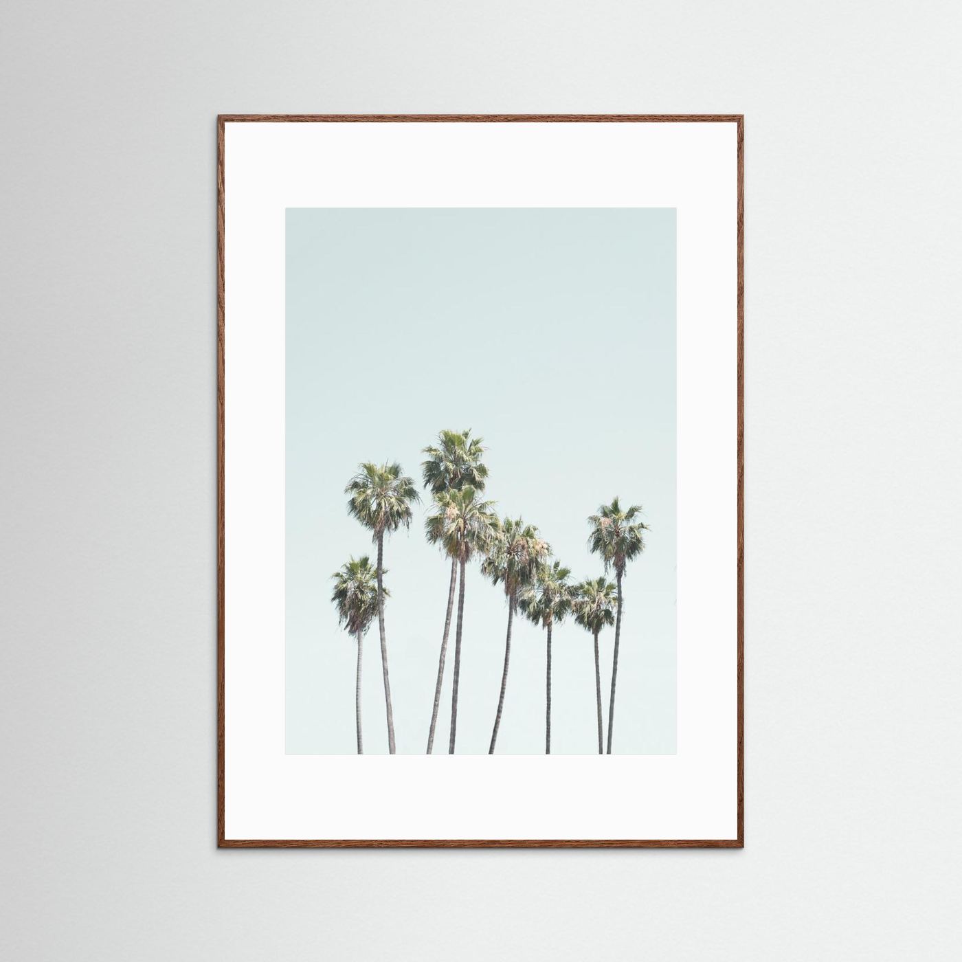 Blue Palm Trees by Kathrin Pienaar