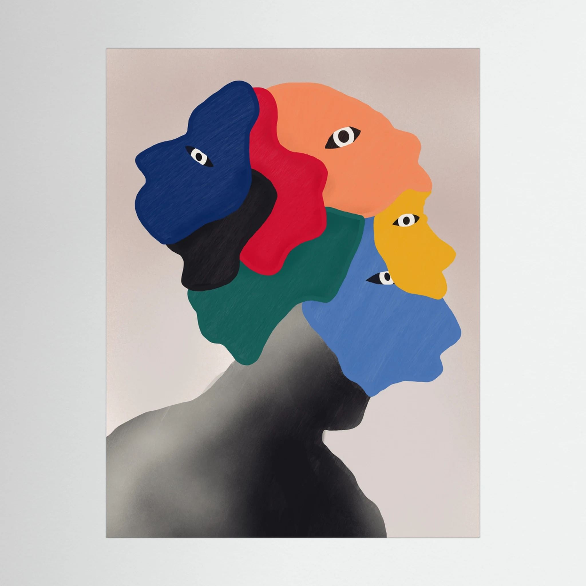 Sides of Masks by Little Dean