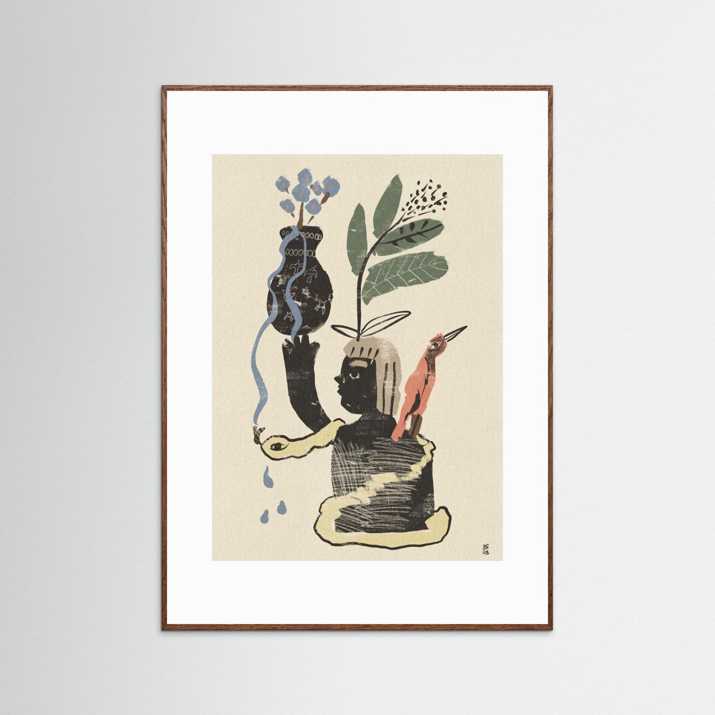 Botanical Spirit Figure by Raipa Studio