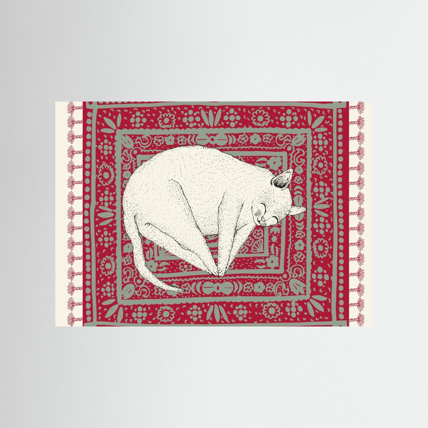 Sleeping Cat VI by Kasia Walentynowicz