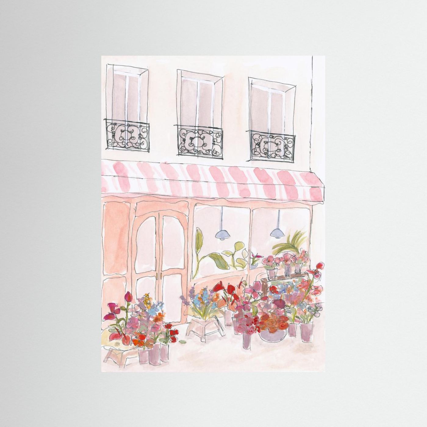 Pink Flower Shop by Katharina Puritscher