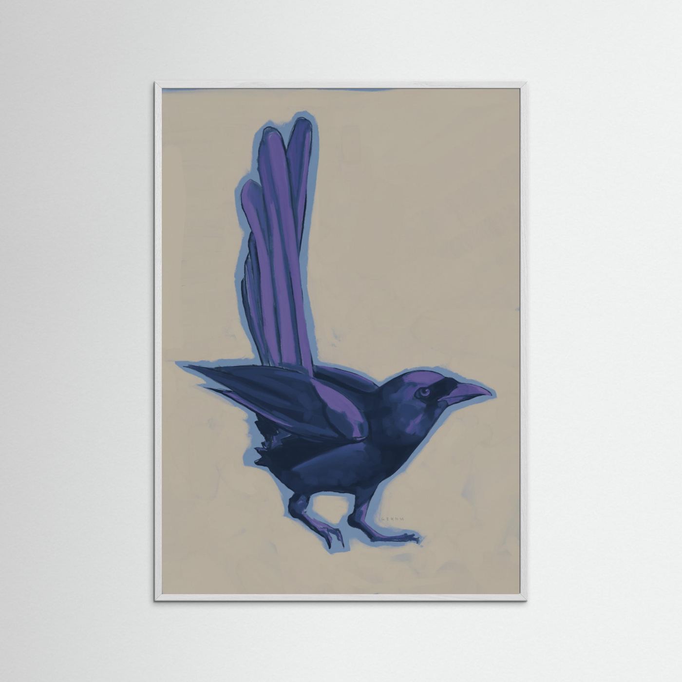 Dark Purple Crow by Josephin Hermsdorf