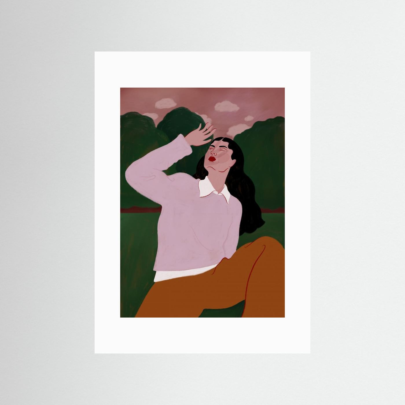Woman In Summer Sun by Ida Alvarsson