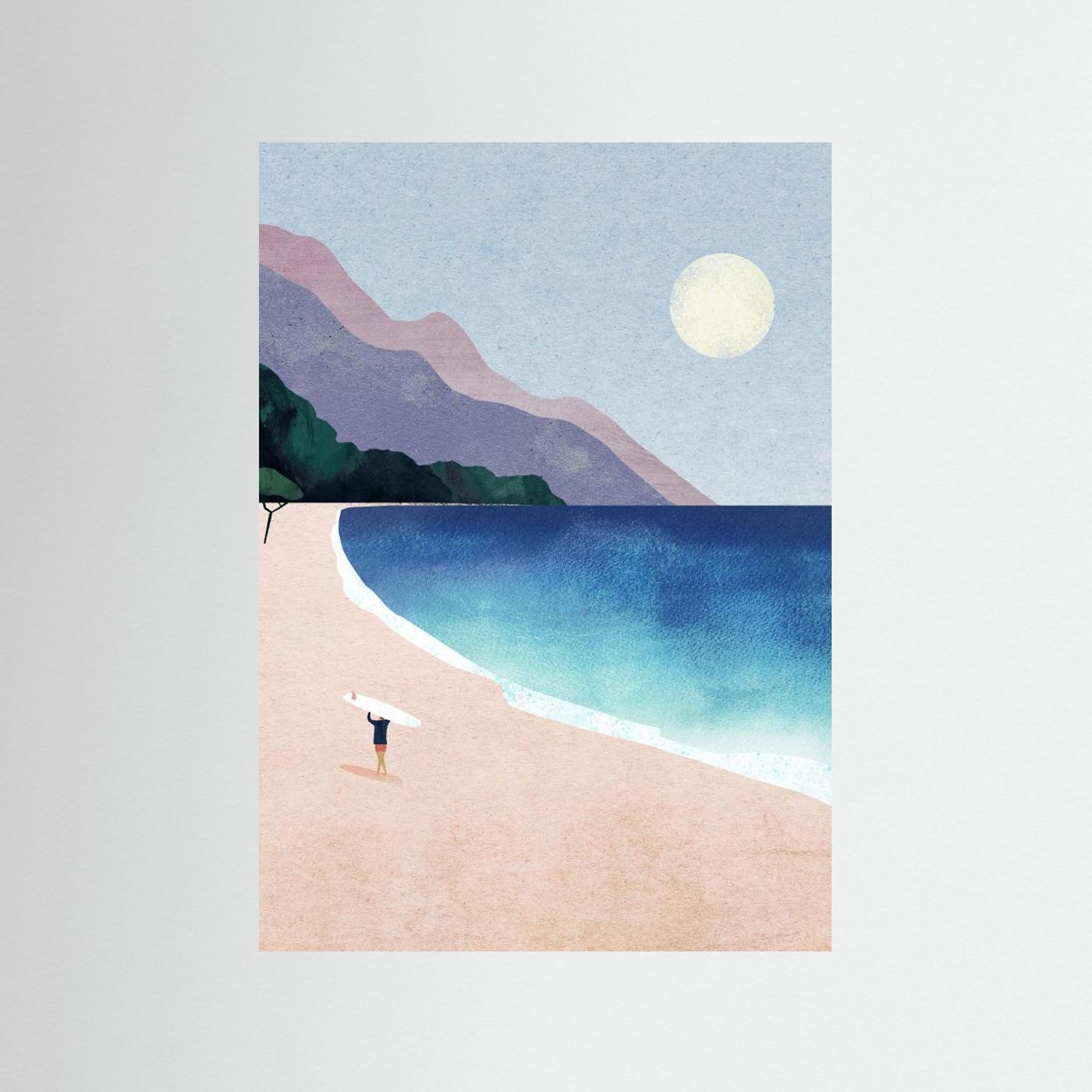 Surf Beach by Longwayhome