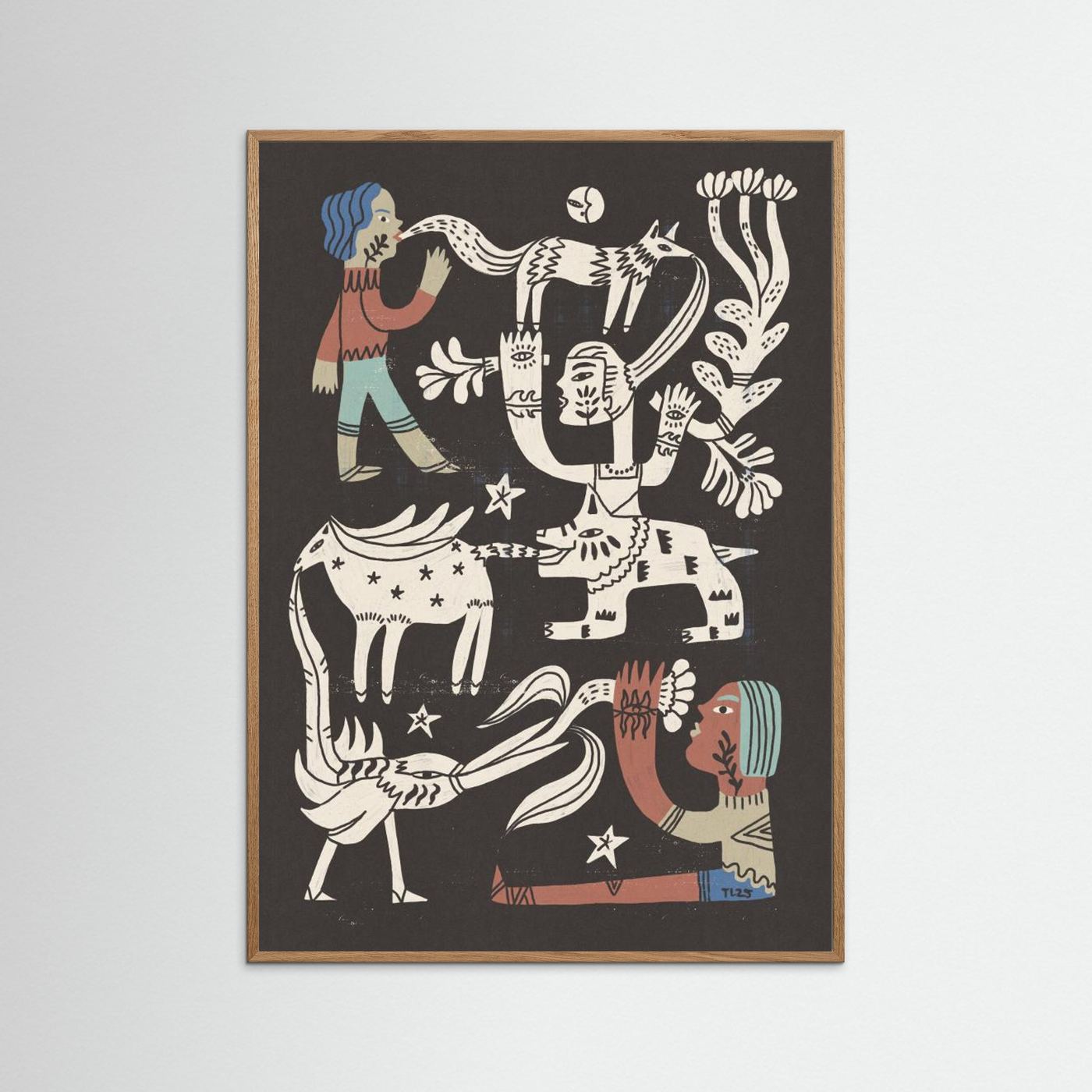 Tribal Spirit Animals by Raipa Studio