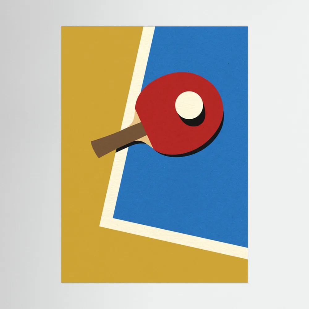 Table Tennis Team Red by Rosi Feist