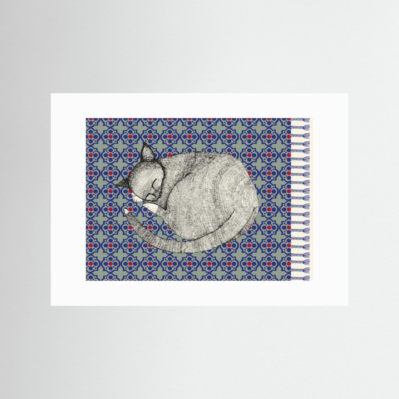 Sleeping Cat II by Kasia Walentynowicz